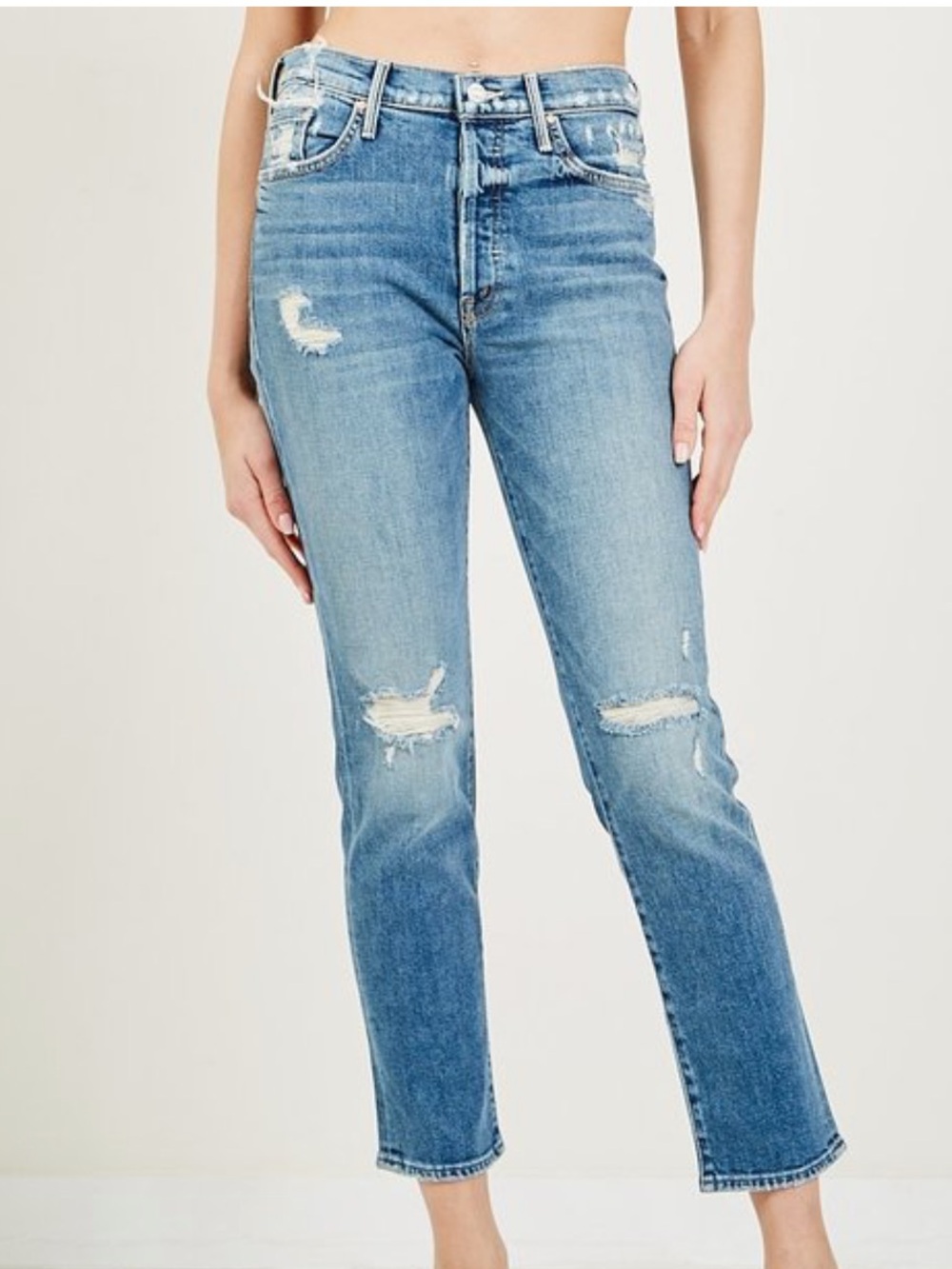 Mother denim trickster ankle Jean